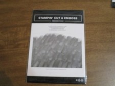 STAMPIN UP EMBOSSING FOLDER PLASTER PAINTING