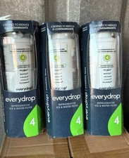 3-Pack Every D²rop Filter 4 Ice and Water Refrigerator ED²R4RX²D1 - NEW & Sealed