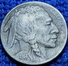 1914-S Indian Head Buffalo Nickel 5c