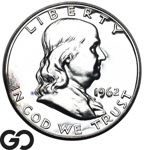 1962 Franklin Half Dollar Proof Superb Gem PR++