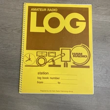 ARRL Amateur Radio Station Log Book American Radio Relay League 1988