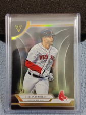 2018 TOPPS TRIPLE THREADS ONYX J.D. MARTINEZ #56 06/50 BOSTON RED SOX