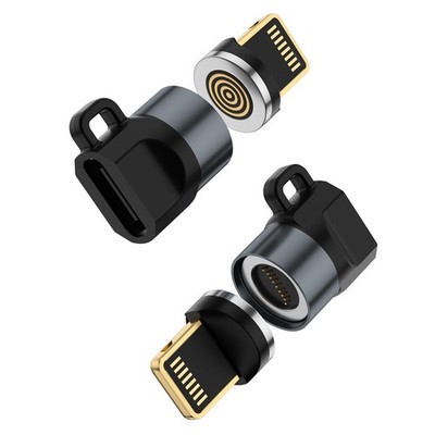 Magnetic USB C to Lightning Adapter 2 Pack, Data Sync Only Magnetic Lightning...