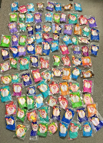 HUGE LOT 99 ~ TY Teenie Beanie Babies Sealed McDonald’s Happy Meal vintage 90's