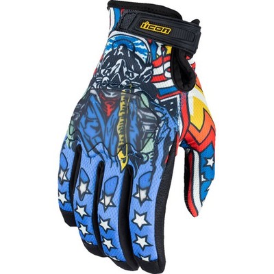 Icon Hooligan CE Flyboy Gloves Motorcycle Street Bike