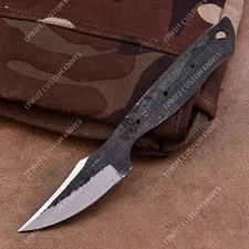 8'' 1095 High Carbon Steel Knife Blank Blade DIY Bushcraft Hunting Knife Making