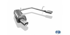FOX Sportauspuffanlage ab Kat je 1x88x79 für Peugeot 206cc S16 Cabrio 2.0l 99kW