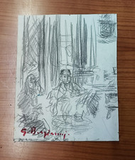 Quadro Guido Borgianni - Matita