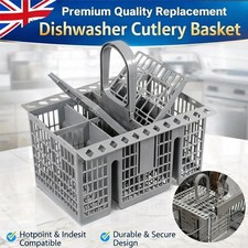 NEW Premium Quality Dishwasher Cutlery Basket Tray For Hotpoint Indesit - Grey