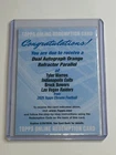 2025 Topps Chrome Brock Bowers/Tyler Warren Orange Refractor (RAW)
