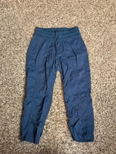 The North Face Womens Aphrodite 2.0 Capri Pants XS Blue Drawstring Athleisure