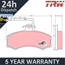 Fits Fiat Ducato Talento Citro�n C25 Peugeot J5 TRW Front Brake Pads Set