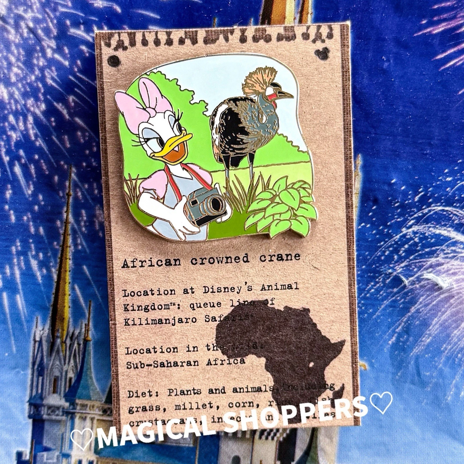 Disney Parks Animal Kingdom Theme Park Animals Mystery Pin Daisy Duck & Crane