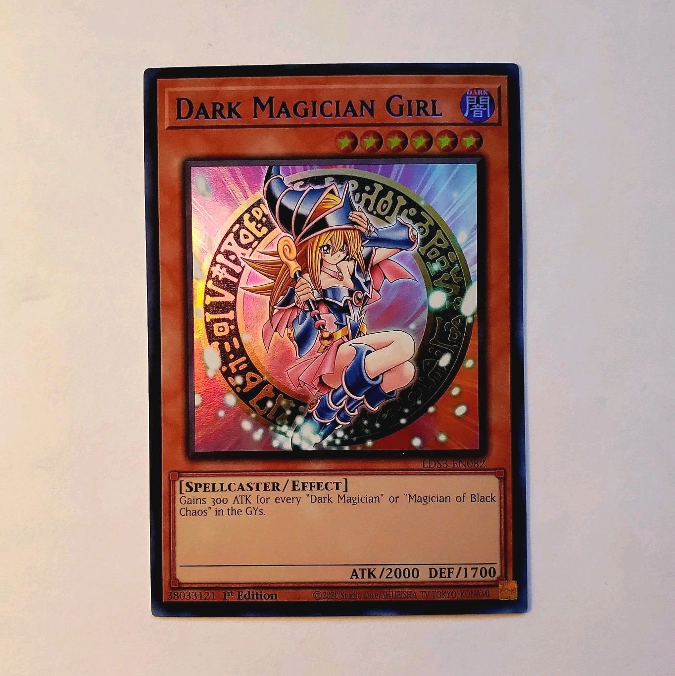 Dark Magician Girl Blue LDS3-EN082 1st Edition NM Legendary Duelists S3