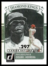 2016 Donruss Career Stat Line Odubel Herrera 112/297 Philadelphia Phillies #21