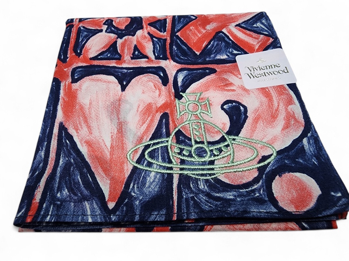 Vivienne Westwood Handkerchief Cotton Small scarf Multiple colors