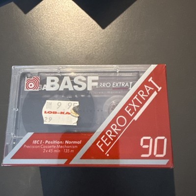 BASF Kassette Ferro Extra 1 90 Minuten Leerkassette Audiokassetten OVP