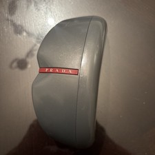 PRADA Glasses Case Hard Case Sunglasses Eyeglasses Frames Large XL Grey
