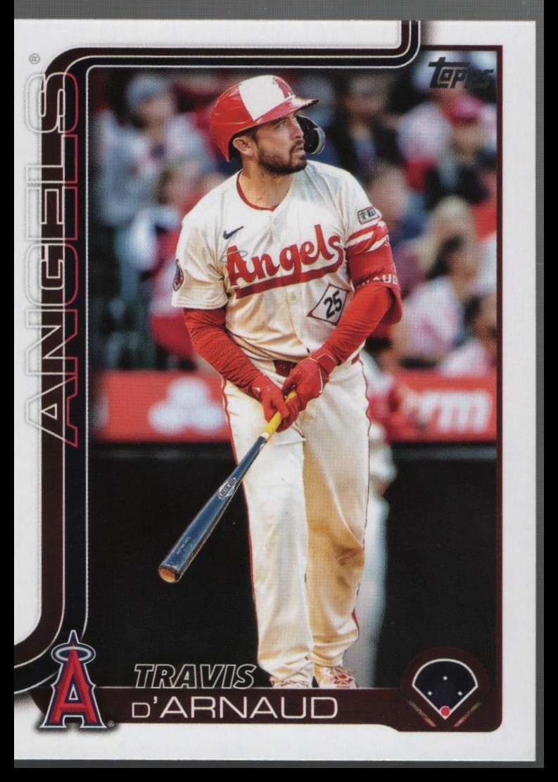 2025 Topps Update - #US33 - TRAVIS D'ARNAUD - Los Angeles Angels