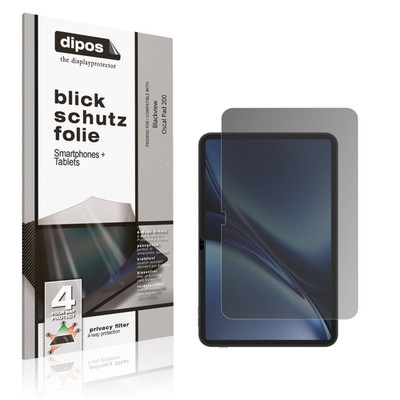 Blickschutzfolie für Blackview Oscal Pad 200 matt Schutzfolie Folie Display