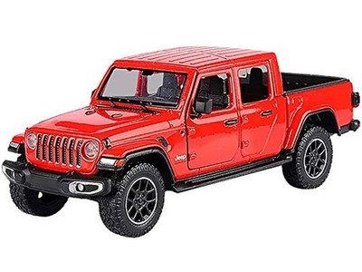 Motormax Toy 2021 Gladiator Overland (Closed Top) Pickup Truck Red 124-127 Di...