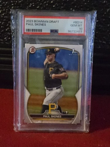 2023 Bowman Draft Paul Skenes #BD-14 (RC) PSA 10 Bowman First Pittsburgh Pirates