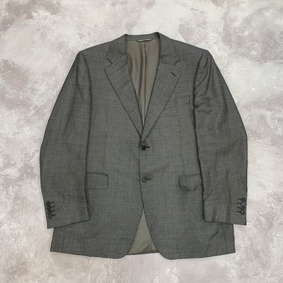 90s Vintage Canali Formal Blazer Gray Size 54R Italy