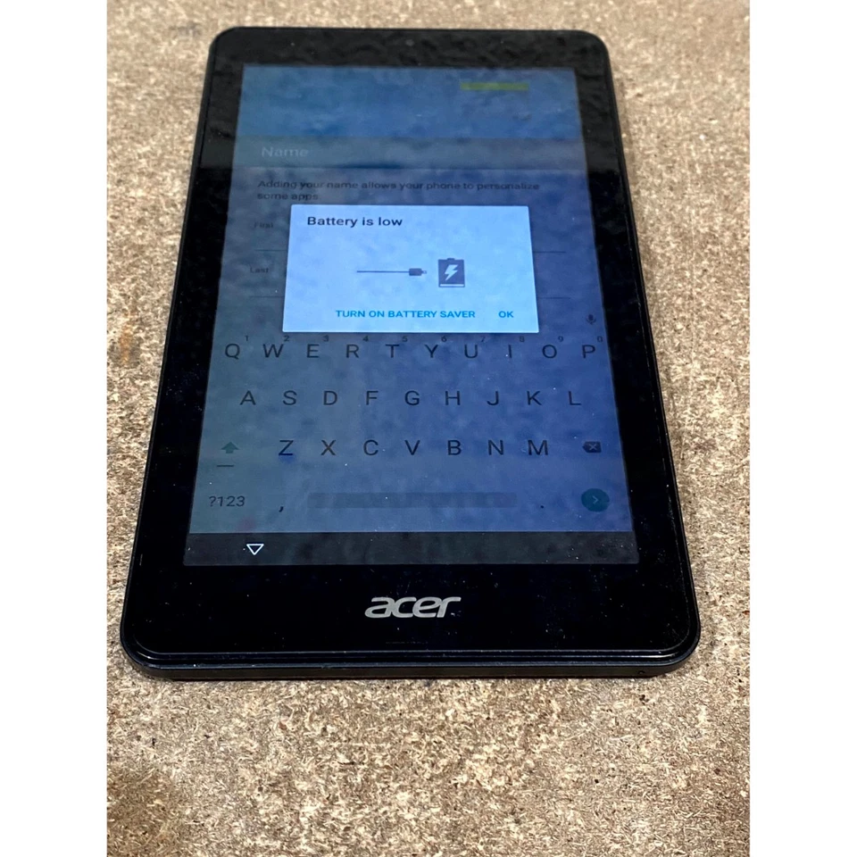 Acer Iconia B1-760HD A5004 Android Tablet Black 7" IPS Display 0.3MP Quad-Core - Image 2 of 4