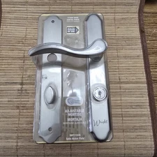 Wright Premier VMT115SN Storm Screen Door Keyed Locking Mortise Lever, Nickel