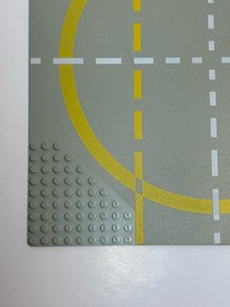 Vintage Lego Gray Raised 32x32 Moon Crater & Space Base Landing Pad Plates