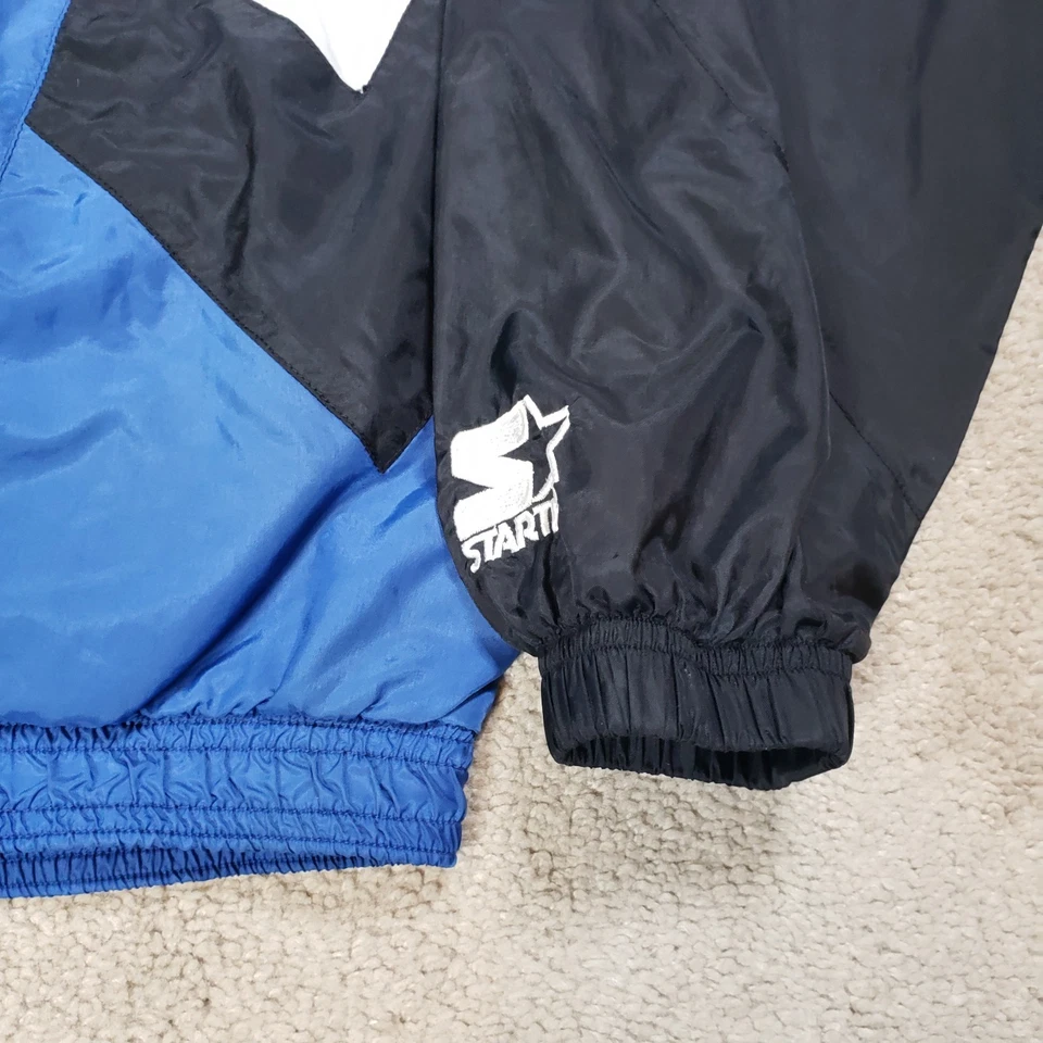 Chaqueta cortavientos vintage Starter Duke Blue Devils juvenil grande con cremallera (¿para hombre XS?) Foto 4 de 4