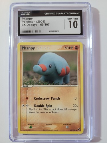 Phanpy graded CGC 10 for sale on eBay