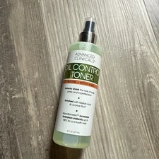 Advanced Clinicals Oil Control Toner Tea Tree + Witch Hazel  8 fl. oz. (237 ml)