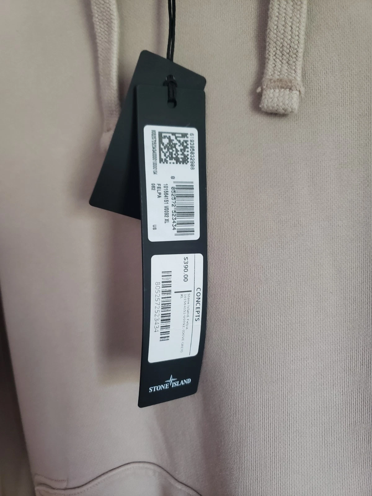 Felpa con cappuccio pullover Stone Island nuova con etichette X large XL $390