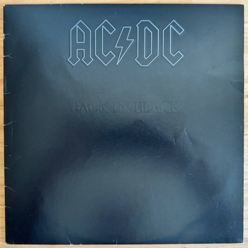 LP HR/HM/AC/DC/BACK IN BLACK/ATLANTIC P-10906A/80-year-old ORIG ...