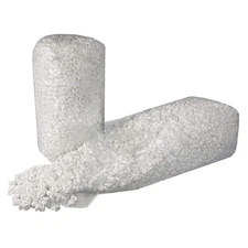 White Packing Peanuts, 7 Cu Ft, Void Filling Regular Packing Peanuts, S Shape...