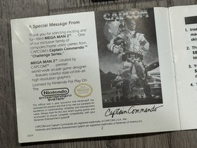 Mega Man 2 Nintendo NES carrello autentico e manuale istruzioni testato!