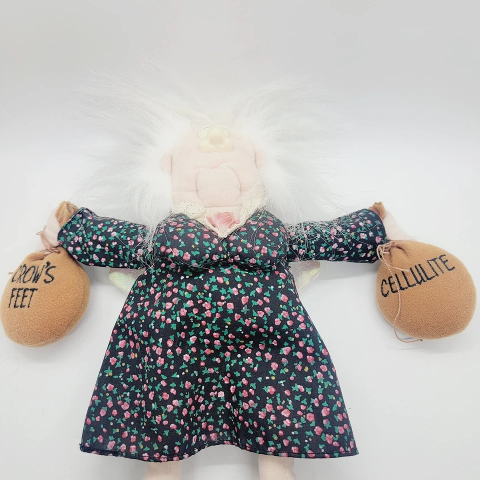 Muñeca Hallmark 1989 Prunella The Wrinkle Fairy de colección novedad sobre la colina  Foto 2 de 4