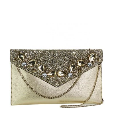 Bolso bandolera Guess Summer Night City mini dorado - Imagen 1 de 4