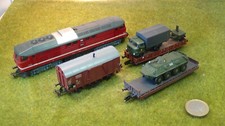NVA , BR 130, 3 Waggons LKW , SPW 60; Gulaschkanone 1/120 BTT, Tillig Hädl, OVP