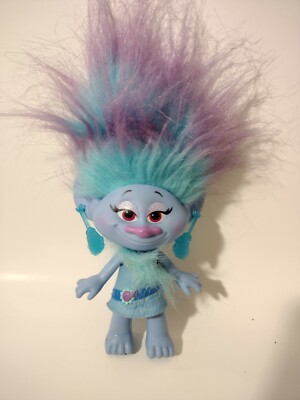 Hasbro 2015 DreamWorks Trolls Satin and Chenille Style Set Dolls Figure 