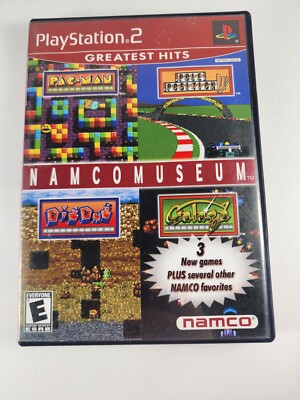 Namco Museum Sony PlayStation 2 PS2 Complete Tested Working CIB Very Good
