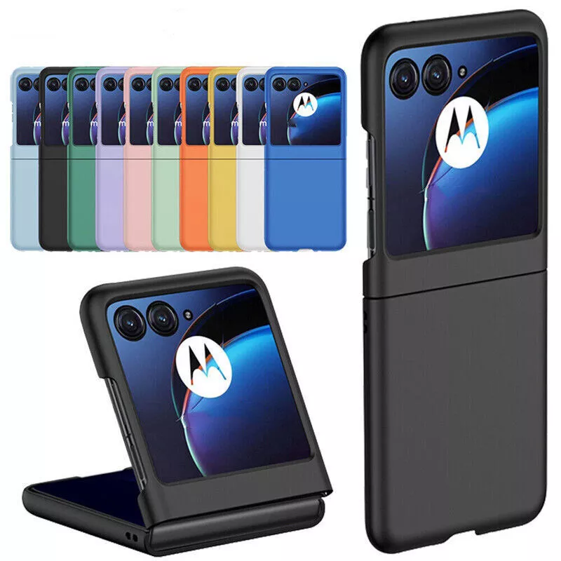 For Motorola Razr+ Plus (2023) Case Slim Matte Hard Back Cover+Screen Protector