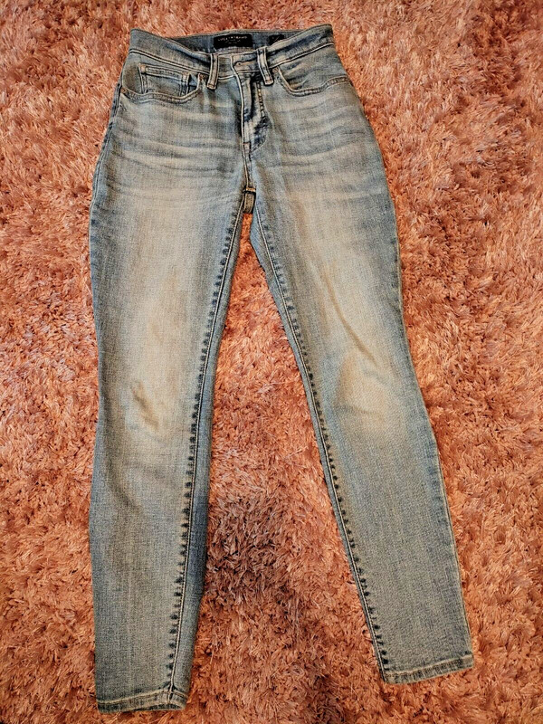 Lucky Brand 25/0 Ankle Super-Skinny Starlet Faded Wash Jeans $250 HTF High Rise