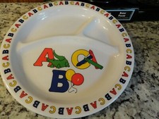 Parenting Melamine ABC Divided Plate