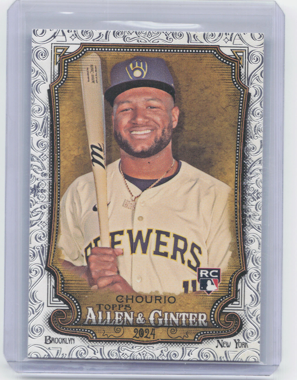 2024 Topps Allen & Ginter #276 Jackson Chourio Foil Filagree RC