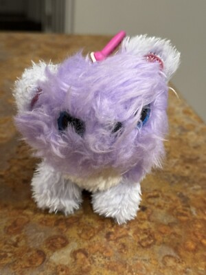 2019 MOOSE TOYS  ''SCRUFF A LUVS'' Blue Eyes/Purple Keychain Plush