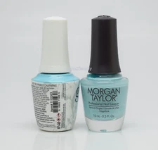 Gelish DUO Soak Off Gel Polish + Morgan Taylor Lacquer - #263 Not So Prince 