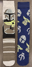 Brand New - One Size Fits Most - Baby Yoda - STAR WARS - 2 Pair Crew Socks