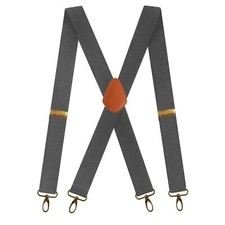 Men's Braces 4 Hook-Clips Trousers Vintage Suspenders Braces for Men Adjustable